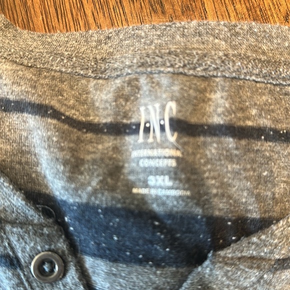 INC long sleeve men’s striped top EUC size 3XL - Picture 2 of 6